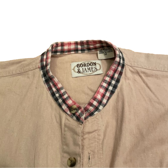 VINTAGE Western Southern Cowboy Cowgirl Plaid Aztec Pattern Shirt Medium - Picture 3 of 12